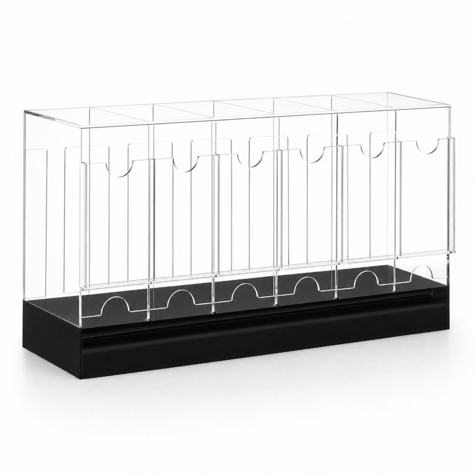 صندوق عرض بطاقات مقسم، بدون غط - مراجعة Storage & Organization وسعره