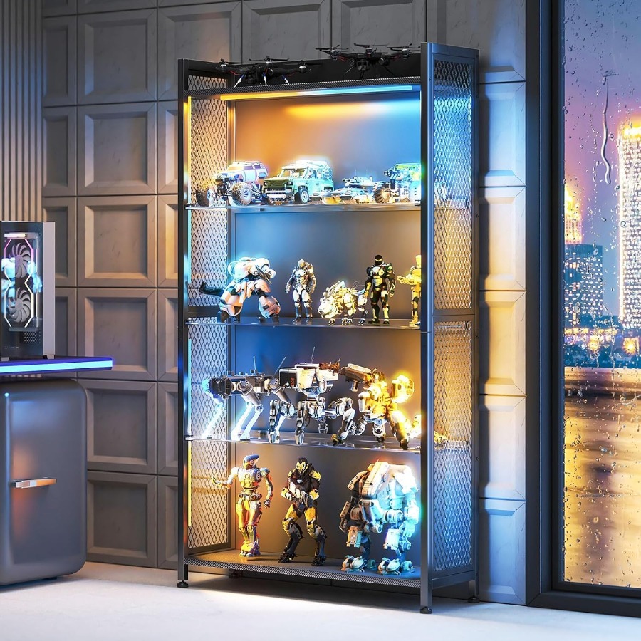 وحدة عرض بأربعة مستويات مع أرف - مراجعة Lighting وسعره