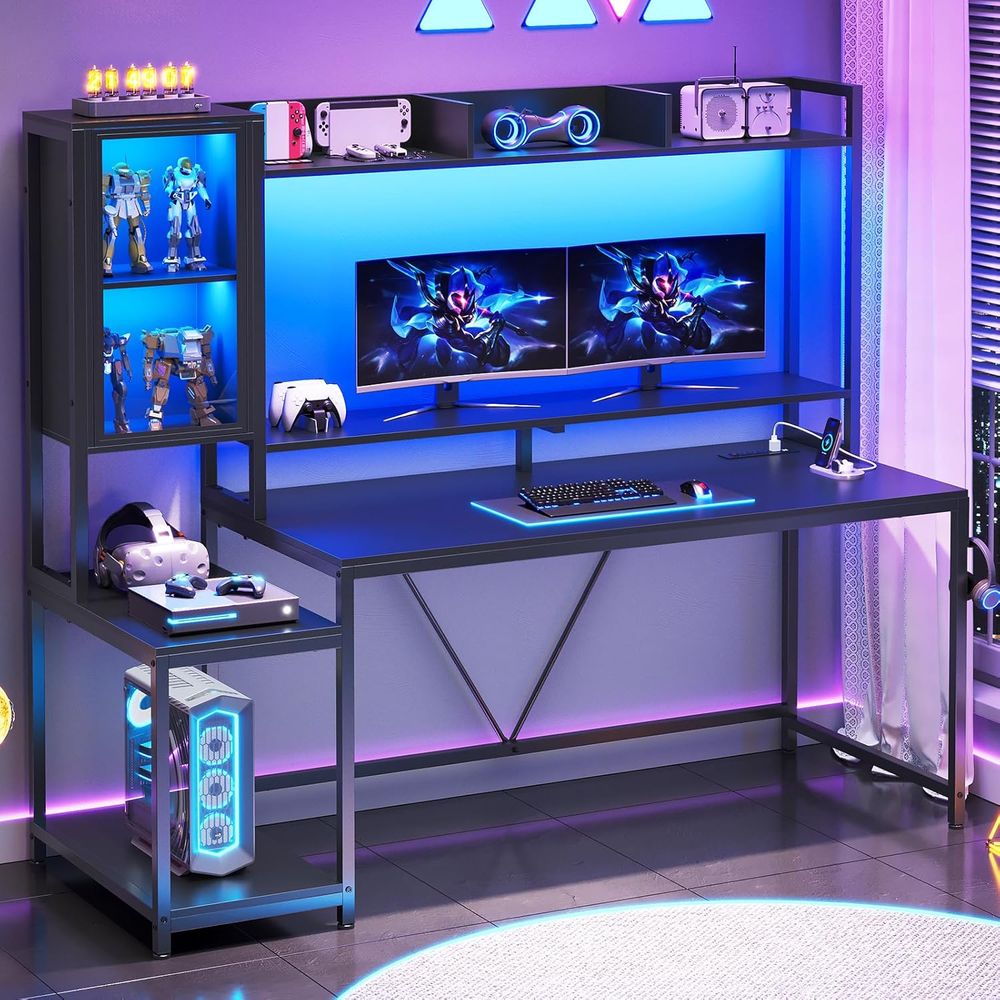 طاولة ألعاب بطول 60 بوصة مع وح - مراجعة Storage & Organization وسعره