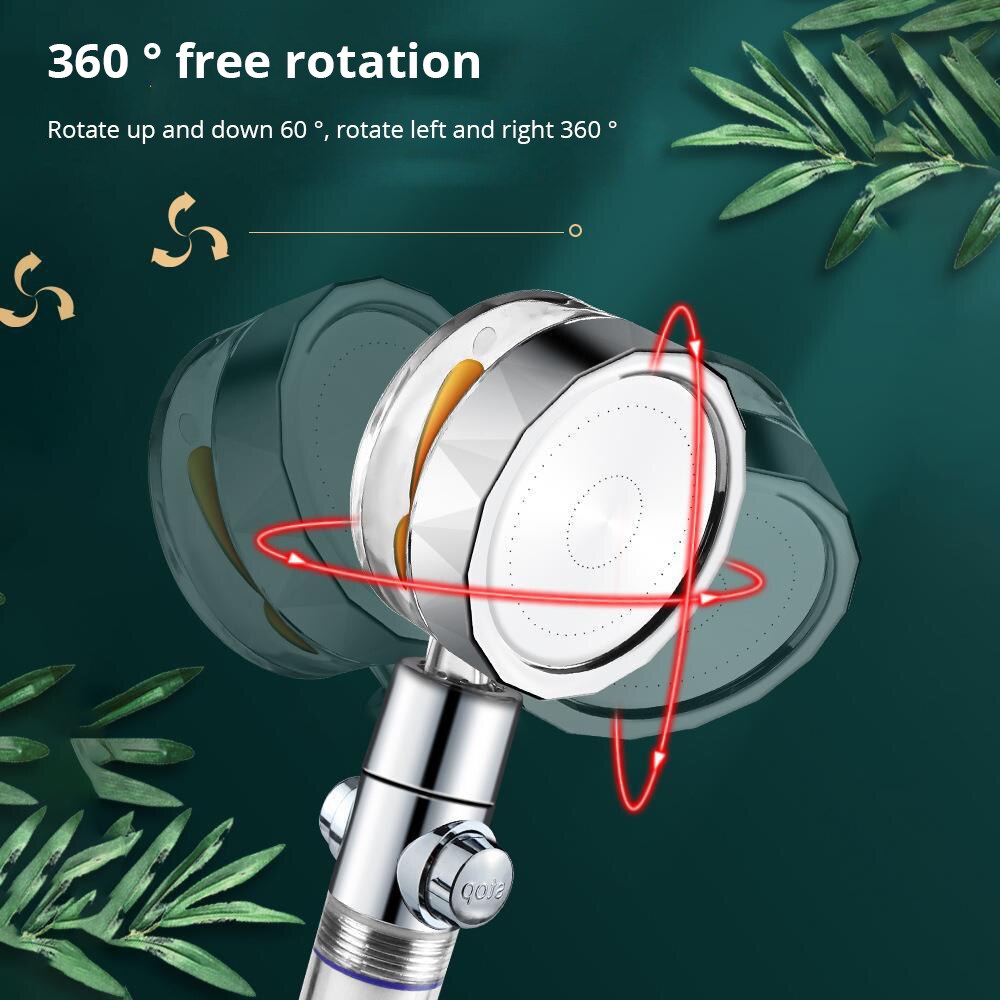 رأس دش جديد مدفوع بمروحة ، رأس - مراجعة High Pressure Shower Head Handheld وسعره