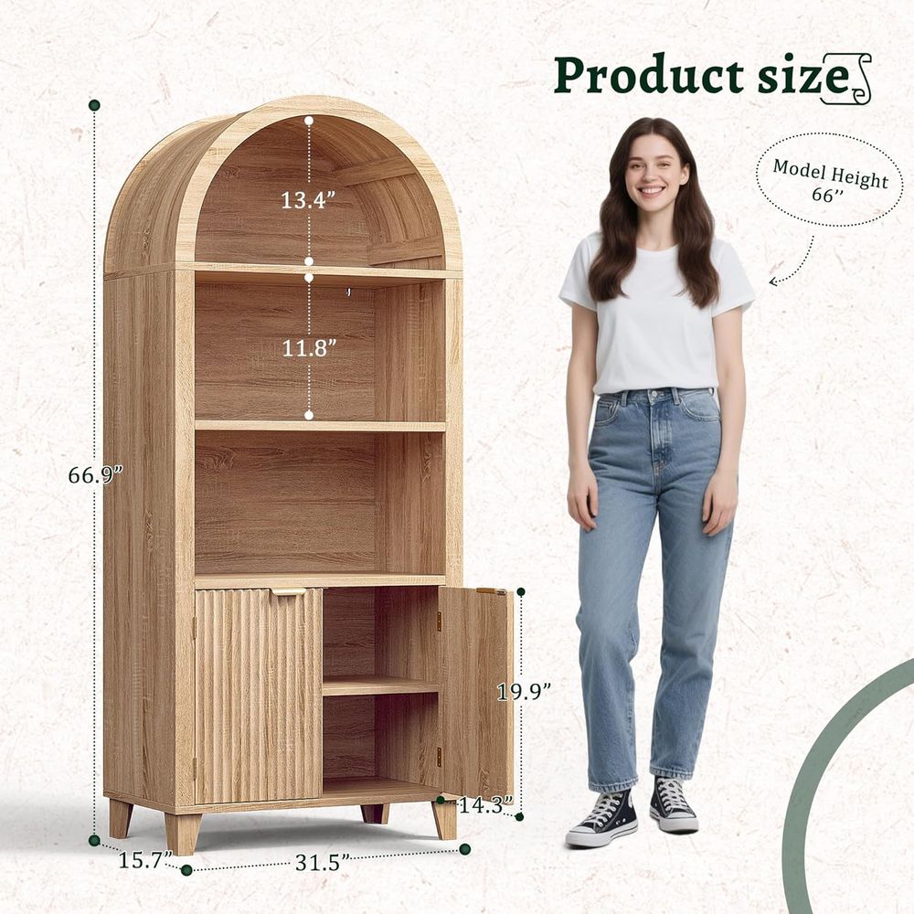 خزانة مقوسة، أرفف تخزين من 5 ط - مراجعة Storage & Organization وسعره